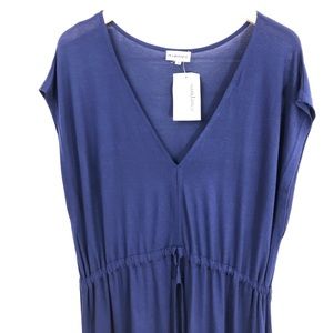 Navy blue dress by Pia Rossini Sundance catalog